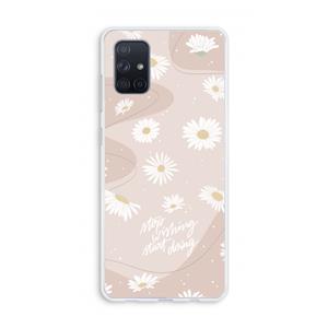 CaseCompany Daydreaming becomes reality: Galaxy A71 Transparant Hoesje
