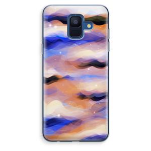 CaseCompany Donkere Wolken: Samsung Galaxy A6 (2018) Transparant Hoesje