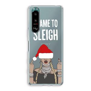 CaseCompany Came To Sleigh: Sony Xperia 5 III Transparant Hoesje