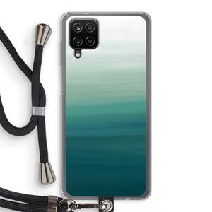 CaseCompany Ocean: Samsung Galaxy A12 Transparant Hoesje met koord