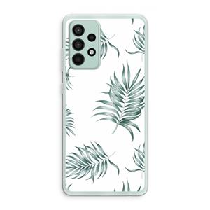 CaseCompany Simple leaves: Samsung Galaxy A52s 5G Transparant Hoesje