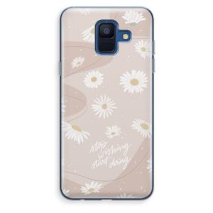 CaseCompany Daydreaming becomes reality: Samsung Galaxy A6 (2018) Transparant Hoesje
