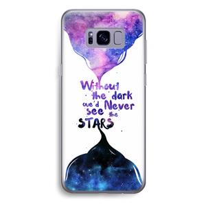 CaseCompany Stars quote: Samsung Galaxy S8 Plus Transparant Hoesje