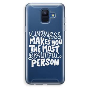 CaseCompany The prettiest: Samsung Galaxy A6 (2018) Transparant Hoesje