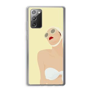 CaseCompany Summer: Samsung Galaxy Note 20 / Note 20 5G Transparant Hoesje