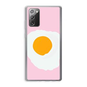 CaseCompany Sunny side up: Samsung Galaxy Note 20 / Note 20 5G Transparant Hoesje