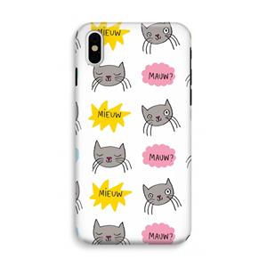 CaseCompany Meow: iPhone X Tough Case
