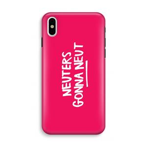 CaseCompany Neuters (roze): iPhone X Tough Case