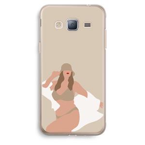 CaseCompany One of a kind: Samsung Galaxy J3 (2016) Transparant Hoesje