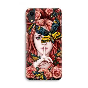 CaseCompany Lady Moth: iPhone XR Volledig Geprint Hoesje