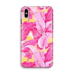 CaseCompany Pink Banana: iPhone X Tough Case