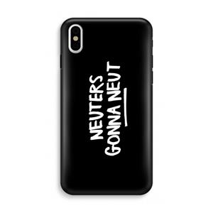 CaseCompany Neuters (zwart): iPhone X Tough Case