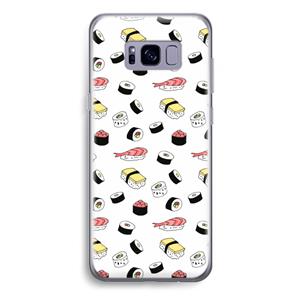 CaseCompany Sushi time: Samsung Galaxy S8 Plus Transparant Hoesje