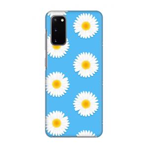 CaseCompany Margrietjes: Volledig geprint Samsung Galaxy S20 Hoesje