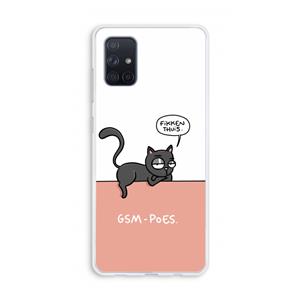 CaseCompany GSM poes: Galaxy A71 Transparant Hoesje