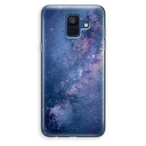 CaseCompany Nebula: Samsung Galaxy A6 (2018) Transparant Hoesje