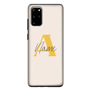 CaseCompany Amber Script: Samsung Galaxy S20 Plus Tough Case