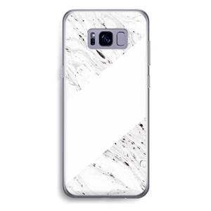 CaseCompany Biggest stripe: Samsung Galaxy S8 Plus Transparant Hoesje