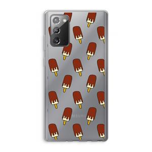 CaseCompany Yummy: Samsung Galaxy Note 20 / Note 20 5G Transparant Hoesje