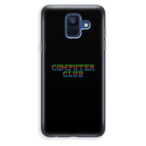 CaseCompany Retro: Samsung Galaxy A6 (2018) Transparant Hoesje