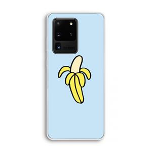 CaseCompany Banana: Samsung Galaxy S20 Ultra Transparant Hoesje