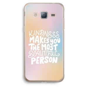 CaseCompany The prettiest: Samsung Galaxy J3 (2016) Transparant Hoesje
