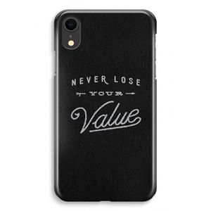 CaseCompany Never lose your value: iPhone XR Volledig Geprint Hoesje
