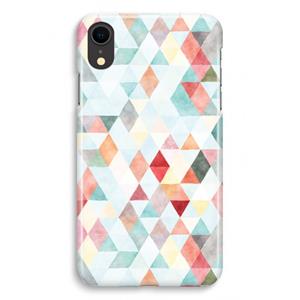 CaseCompany Gekleurde driehoekjes pastel: iPhone XR Volledig Geprint Hoesje