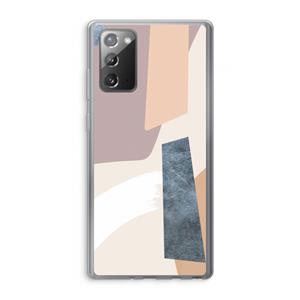 CaseCompany Luca: Samsung Galaxy Note 20 / Note 20 5G Transparant Hoesje