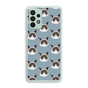 CaseCompany It's a Purrr Case: Samsung Galaxy A52s 5G Transparant Hoesje