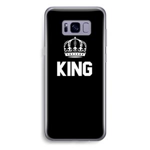 CaseCompany King zwart: Samsung Galaxy S8 Plus Transparant Hoesje