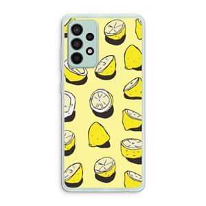 CaseCompany When Life Gives You Lemons...: Samsung Galaxy A52s 5G Transparant Hoesje