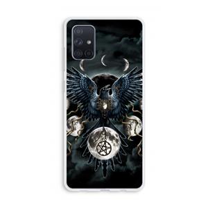 CaseCompany Sinister Wings: Galaxy A71 Transparant Hoesje