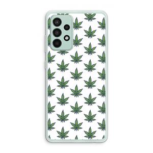 CaseCompany Weed: Samsung Galaxy A52s 5G Transparant Hoesje