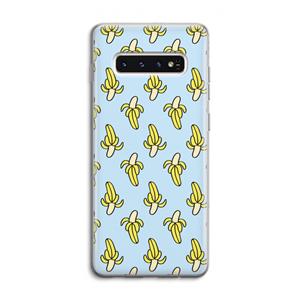 CaseCompany Bananas: Samsung Galaxy S10 4G Transparant Hoesje