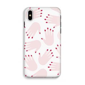 CaseCompany Hands pink: iPhone X Tough Case