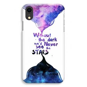 CaseCompany Stars quote: iPhone XR Volledig Geprint Hoesje