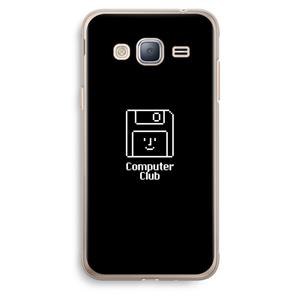 CaseCompany Hello: Samsung Galaxy J3 (2016) Transparant Hoesje