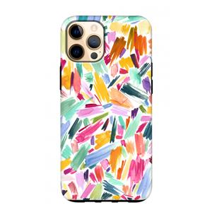 CaseCompany Watercolor Brushstrokes: iPhone 12 Pro Max Tough Case
