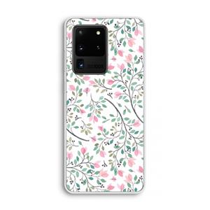 CaseCompany Sierlijke bloemen: Samsung Galaxy S20 Ultra Transparant Hoesje
