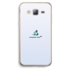 CaseCompany MSN: Samsung Galaxy J3 (2016) Transparant Hoesje