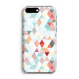 CaseCompany Gekleurde driehoekjes pastel: iPhone 8 Plus Volledig Geprint Hoesje