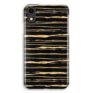 CaseCompany Gouden strepen: iPhone XR Volledig Geprint Hoesje