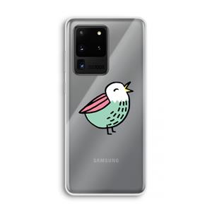 CaseCompany Birdy: Samsung Galaxy S20 Ultra Transparant Hoesje