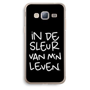 CaseCompany De Sleur: Samsung Galaxy J3 (2016) Transparant Hoesje