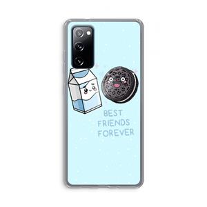 CaseCompany Best Friend Forever: Samsung Galaxy S20 FE / S20 FE 5G Transparant Hoesje