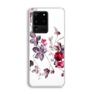 CaseCompany Mooie bloemen: Samsung Galaxy S20 Ultra Transparant Hoesje