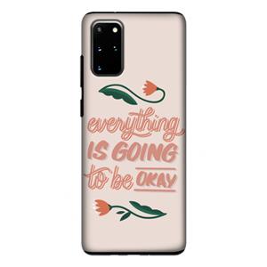 CaseCompany Optimistic flower girl: Samsung Galaxy S20 Plus Tough Case