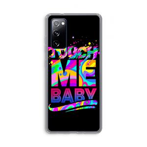 CaseCompany Touch Me: Samsung Galaxy S20 FE / S20 FE 5G Transparant Hoesje