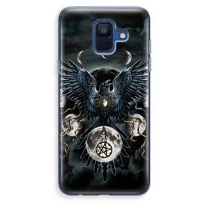CaseCompany Sinister Wings: Samsung Galaxy A6 (2018) Transparant Hoesje